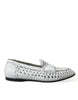 Dolce & Gabbana Elegante weiße Loafer Slipper