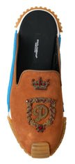 Dolce & Gabbana Elegante mehrfarbige NS1 Slide-Sandalen