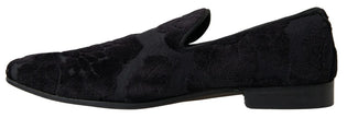 Dolce & Gabbana Exquisite Black Vintage Loafers for Men