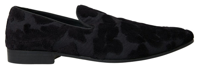Dolce & Gabbana Exquisite Black Vintage Loafers for Men