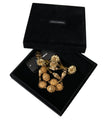 Dolce & Gabbana – Filigrane Statement-Halskette aus goldenem Messing mit Kristallblumen