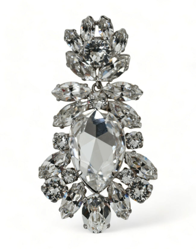 Dolce & Gabbana Elegante große Barock-Kristallbrosche
