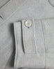 Dolce & Gabbana Light Blue Wool Button Trench Coat Jacket