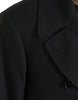Dolce & Gabbana Black Double Breasted Trench Coat Jacket