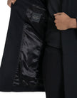 Dolce & Gabbana Black Single Breasted Trench Coat Jacket