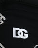 Dolce & Gabbana Black Viscose Skinny Men Leggings Logo Print Pants
