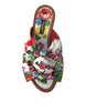 Dolce & Gabbana – Exquisite flache Sandalen mit Blumenmuster