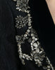 Dolce & Gabbana Elegant Embellished Black Overcoat Jacket