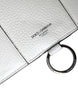 Dolce & Gabbana Elegantes Crossbody-Kartenetui aus weißem Leder