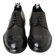 Dolce & Gabbana Zapatos de vestir derby de cuero negros