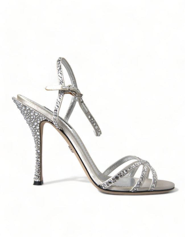 Dolce & Gabbana – Elegante Sandalen mit Kristallverzierung