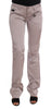 Costume National Chic Beige Slim Fit Designer Jeans
