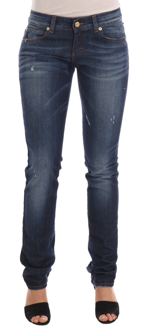 Stilvolle Skinny-Jeans mit niedriger Taille von John Galliano