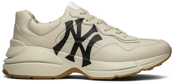 Gucci Rhyton Leather 'NY Yankees' Sneakers for Men