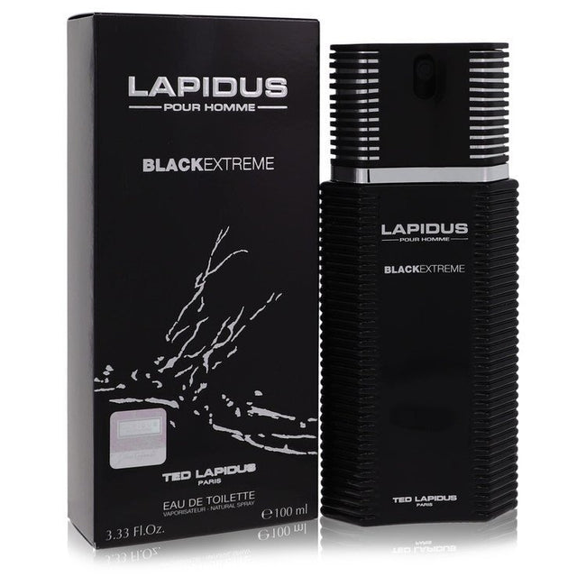 Lapidus Black Extreme by Ted Lapidus Eau De Toilette Spray 3.4 oz (Men)