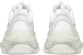 Balenciaga Triple S Clear Sole Triple White Wmns 'White Clear Sole' - GENUINE AUTHENTIC BRAND LLC  