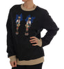 Dolce & Gabbana Enchanted Sequined Black Brocade Sweater
