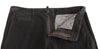 GF Ferre Elegant Black Cotton Corduroy Pants