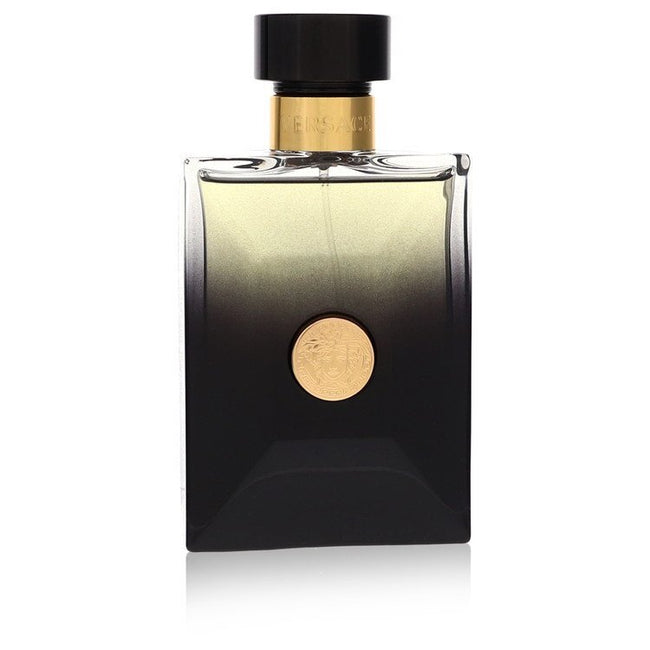 Versace Pour Homme Oud Noir by Versace Eau De Parfum Spray (Tester) 3.4 oz (Men)