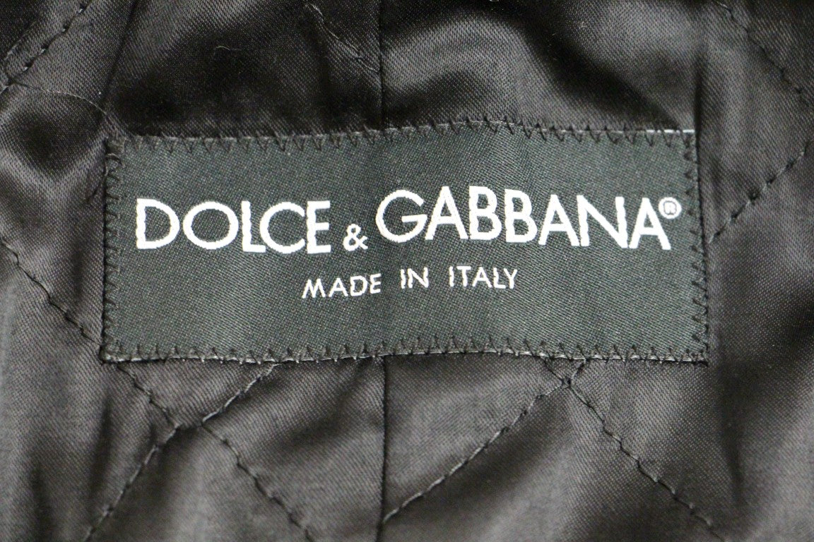 Dolce & Gabbana – Karierter Mantel aus Wollmischung „Sicilia“