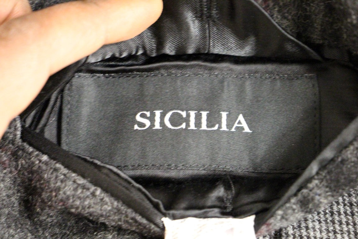 Dolce & Gabbana Abrigo Sicilia De Mezcla De Lana A Cuadros