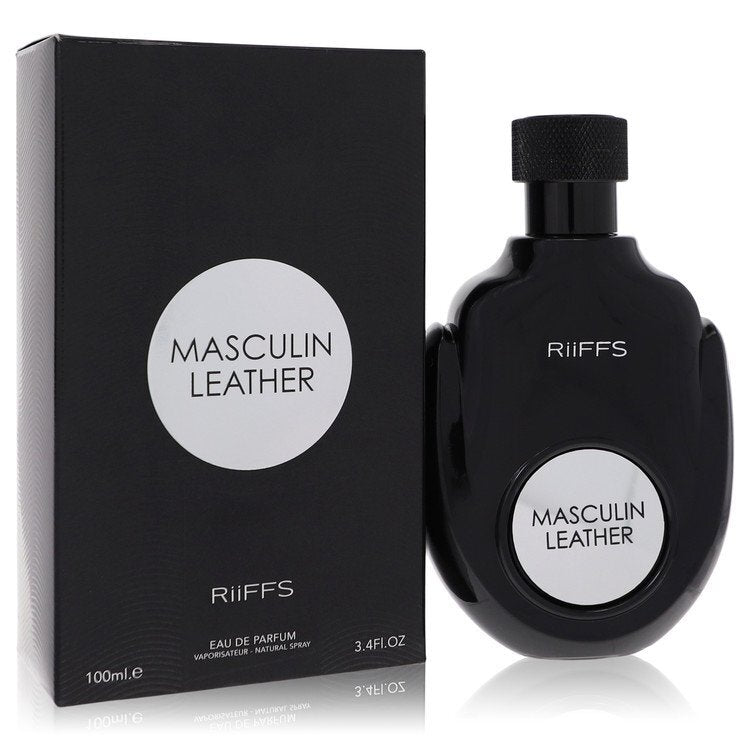 Masculin Leather von Riiffs, Eau de Parfum Spray, 3,4 oz (Herren)