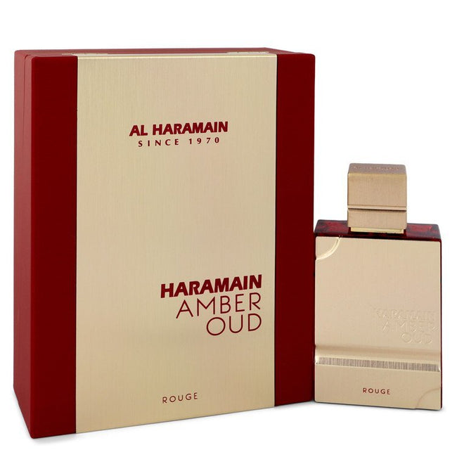 Al Haramain Amber Oud Rouge by Al Haramain Eau De Parfum Spray 2 oz (Men)