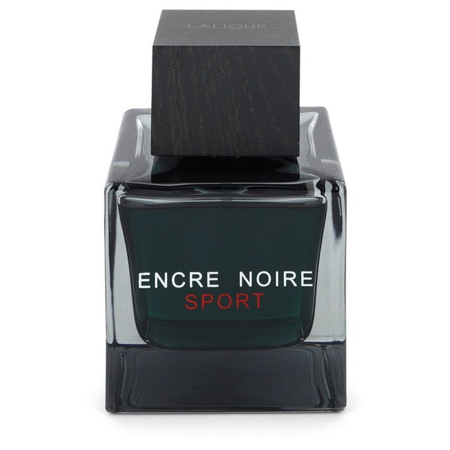 Encre Noire Sport by Lalique Eau De Toilette Spray (unboxed) 3.3 oz (Men)