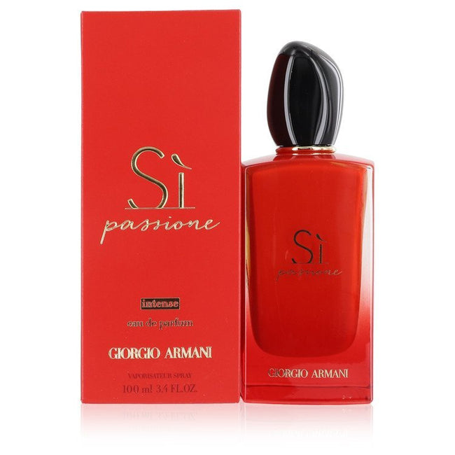 Armani Si Passione Intense by Giorgio Armani Eau De Parfum Spray 3.4 oz (Women)