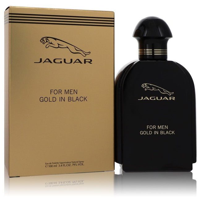 Jaguar Gold In Black by Jaguar Eau De Toilette Spray 3.4 oz (Men)