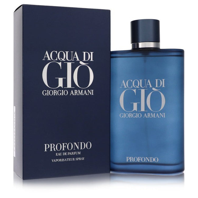 Acqua Di Gio Profondo by Giorgio Armani Eau De Parfum Spray 6.7 oz (Men)