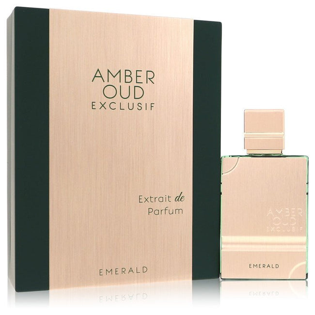 Amber Oud Exclusif Emerald by Al Haramain Eau De Parfum Spray (Unisex) 2 oz (Men)