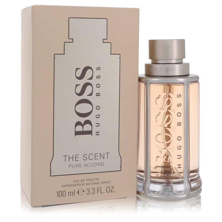 Boss The Scent Pure Accord by Hugo Boss Eau De Toilette Spray 3.3 oz (Men)