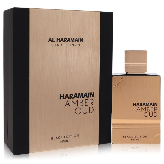 Al Haramain Amber Oud Black Edition by Al Haramain Gift Set 5 oz 5 oz Eau De Parfum Spray + 0.34 oz Refillable Spray (Men)