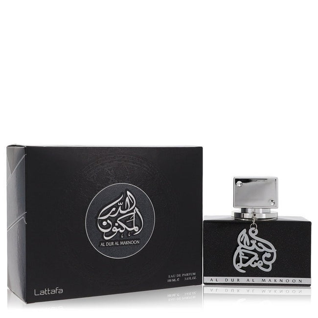 Lattafa Al Dur Al Maknoon Silver by Lattafa Eau De Parfum Spray (Unisex) 3.4 oz (Men)