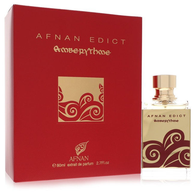 Afnan Edict Amberythme by Afnan Extrait De Parfum Spray (Unisex) 2.7 oz (Women)