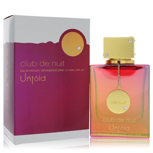 Club De Nuit Untold by Armaf Eau De Parfum Spray (Unisex) 3.6 oz (Women)