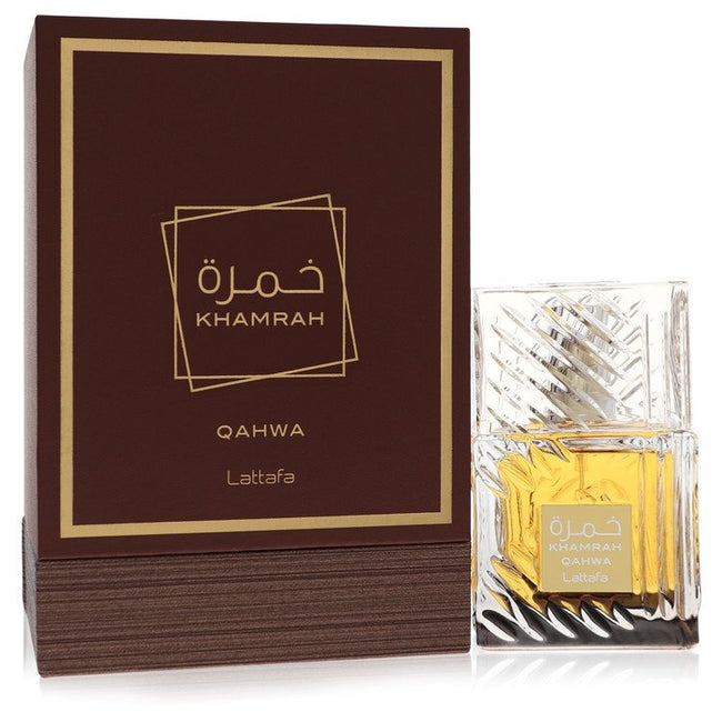 Lattafa Khamrah Qahwa by Lattafa Eau De Parfum Spray (Unisex) 3.4 oz (Men)