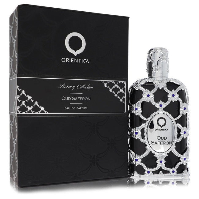 Orientica Oud Saffron by Al Haramain Eau De Parfum Spray (Unboxed) 5 oz (Men)