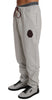 Billionaire Italian Couture Jersey de algodón gris Pantalones Chándal