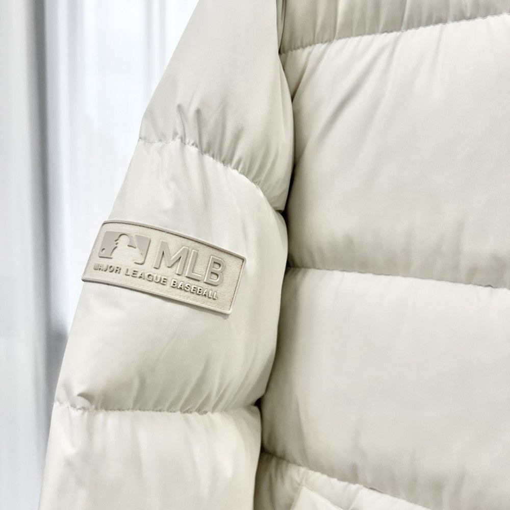 MLB White Puffer Down Jacket