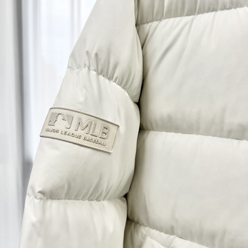 MLB White Puffer Down Jacket