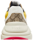 Gucci GG Rhyton 'Beige White Yellow' Sneakers for Men