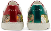 Gucci Wmns Ace GG Supreme Low 'Flora Print - Red'