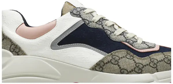 Gucci Wmns GG Rhyton 'Beige White Pink' 2020