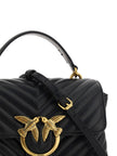PINKO Elegant Quilted Mini Handbag Charm