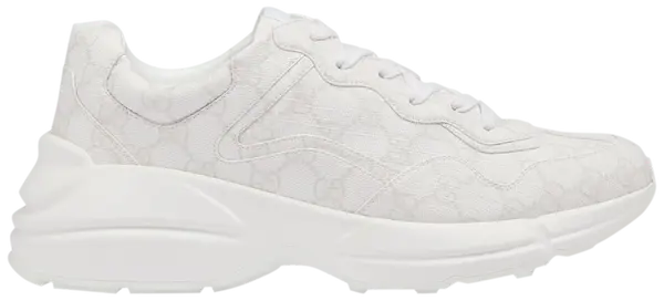 Gucci Rhyton 'White Monogram' Sneakers for Men