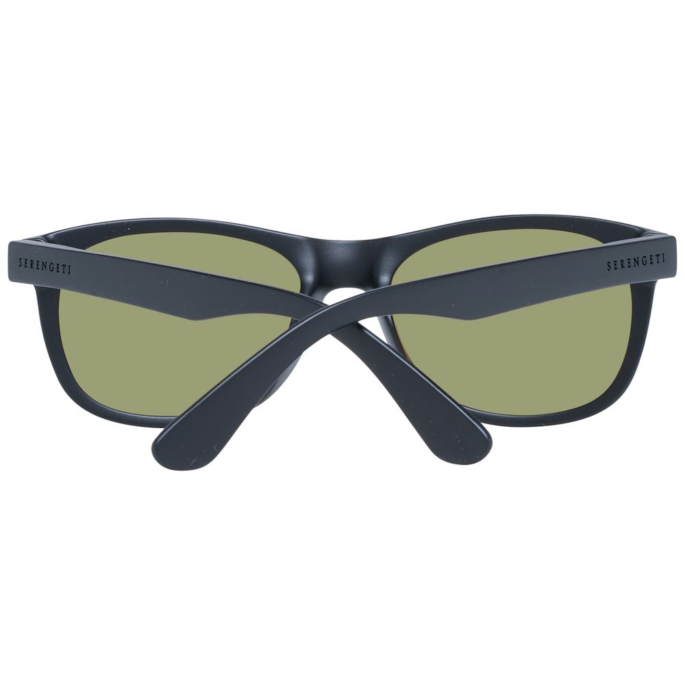 Schwarze Serengeti Unisex-Sonnenbrille