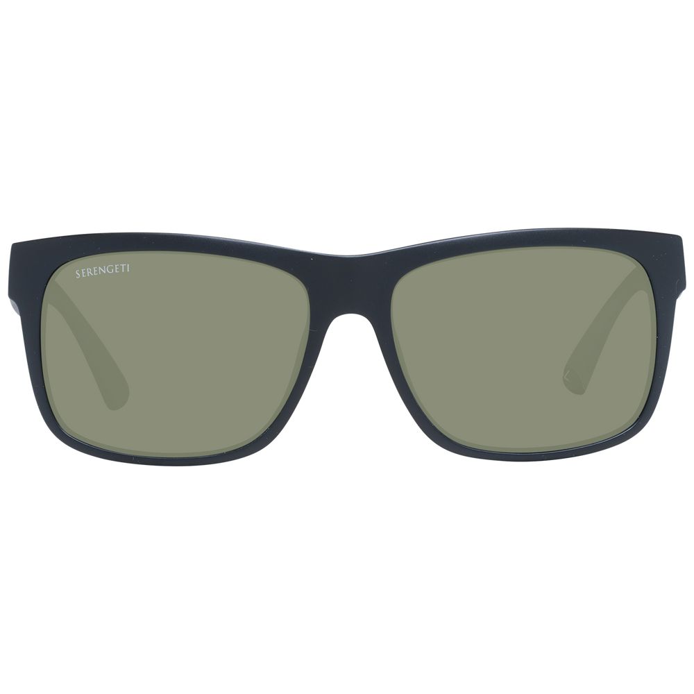 Schwarze Serengeti Unisex-Sonnenbrille