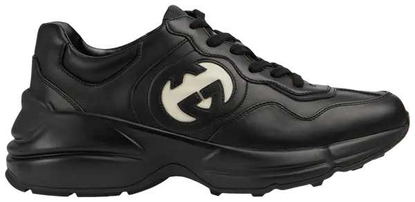 Gucci Wmns Rhyton Sneaker 'Black Ivory'